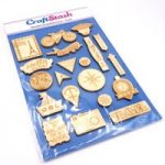 CraftStash Wooden Embellishments | Travel