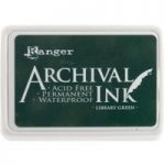 Ranger Archival Ink #0 Pad | Library Green
