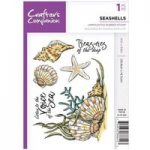 Crafter’s Companion A6 Rubber Stamp Seashells