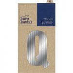 Papermania Bare Basics Metal Letters – Q Silver