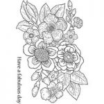 Woodware Clear Stamp Set Bold Blooms Isabella