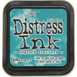 Ranger Distress Ink Pad 3in x 3in by Tim Holtz | Peacock Feathers