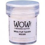 WOW! Embossing Glitter White Puff Twinkle Regular | 15ml Jar