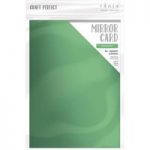 Craft Perfect A4 Mirror Card Gloss Smooth Mint | Pack of 5