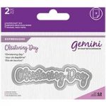 Gemini Die Set Expressions Christening Day Sentiment | Set of 2