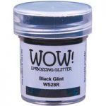 WOW! Embossing Glitter Black Glint Regular | 15ml Jar