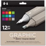 Spectrum Noir Graphic Marker Pen Set Design | Set of 12