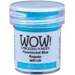 WOW! Fluorescent Embossing Powder Blue Regular | 15ml Jar