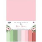 Paper Boutique A4 Colour Card Collection 200gsm 24 Sheets 8 Colours | Forest Blooms