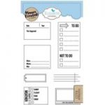 Elizabeth Craft Designs Stamp Set Planner Essentials Reminders | Set of 7