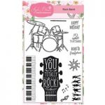 Apple Blossom A6 Stamp Set Rock Band | Set of 11