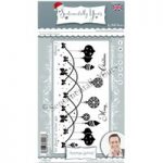 Phill Martin Sentimentally Yours DL Silhouette Stamp Set Christmas Garland | Set of 3