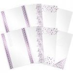 Hunkydory Luxury Foiled Acetate Lilac Moments | 8 Sheets