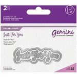 Gemini Die Set Expressions Just For You Sentiment | Set of 2
