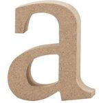 Creativ MDF Letter Lowercase A 8.2cm x 2cm