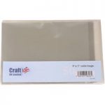 Craft UK 5inx7in Cello Card Bags | 50 pack