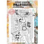 AALL & Create A4 Stamp #160 Pencilled Flower by Tracy Evans
