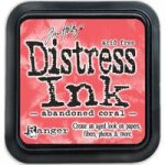 Ranger Distress Ink Pad 3in x 3in by Tim Holtz | Abandoned Coral