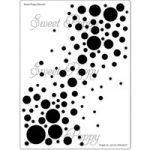 Sweet Poppy Stencils Circle Texture Back Plate