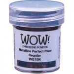 WOW! Metalline Embossing Powder Perfect Plum Regular | 15ml Jar