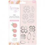 Crafter’s Companion Nature’s Garden Stamp & Die Aster Set of 15 | Spring Is In The Air