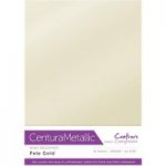 Crafter’s Companion Centura Metallic A4 Card Pale Gold | 10 sheets