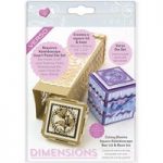 Tonic Studios Dimensions Kaleidoscope Die Set Cutesy Blooms Square Box Lid & Base