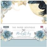Paper Boutique 8in x 8in Card & Envelope 300gsm Pack of 20 | Moonlight Song