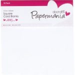 Papermania Square White Cards and Envelopes (Pack of 10)