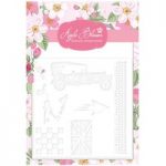 Apple Blossom 6in x 6in Stencil Car Sentiment Card