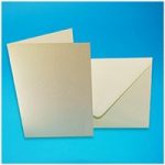 Craft UK C5 Card & Envelopes Ivory Linen | Pack of 25