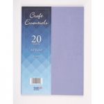 Craft UK Essentials A4 Card Violet | 20 pack