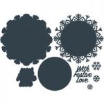 Paper Boutique Doily Die Set With Festive Love | Set of 8
