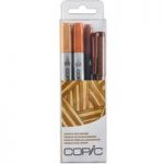 Copic Doodle Marker Pen Set Pack Brown | Set of 4