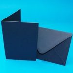 Craft UK C6 Card Blanks & Envelopes Navy Blue | Pack of 30