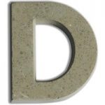 Concrete Letter Small Size D | 5cm