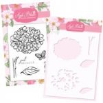 Apple Blossom Hydrangea Stamp & Stencil Bundle