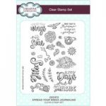 Creative Expressions Spread Your Wings Journaling – A5 Clear Stamp Set