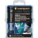 Chameleon Colour Tops Blue Tones Set | Set of 5