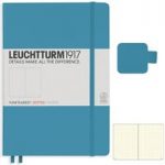 Leuchtturm1917 Nordic Blue Medium Notebook & Pen Loop Bundle | Dotted