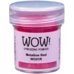 WOW! Metalline Embossing Powder Red Regular | 15ml Jar