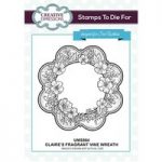 Sue Wilson Stamp Stamps To Die For Claire’s Fragrant Vine Wreath