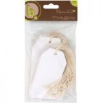 Papermania Bare Basics White Tags (Pack of 20)