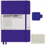 Leuchtturm1917 Purple Medium Notebook & Pen Loop Bundle | Squared