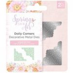 Crafter’s Companion Nature’s Garden Die Set Doily Corners Set of 2 | Spring Is In The Air