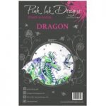 Pink Ink Designs A5 Stamp Set Dragon | Set of 8