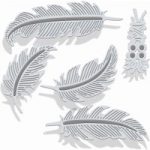 Sweet Dixie Fantasy Collection Die Set Feathers | Set of 5