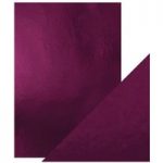 Craft Perfect by Tonic Studios A4 Mirror Card High Gloss Midnight Plum | Pack of 5