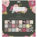 Papermania 12in x 12in Paper Pad 50 Sheets | Full Bloom