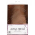 Dovecraft Essentials A4 Premium Mirror Card Rose Gold 240gsm | 10 Sheets